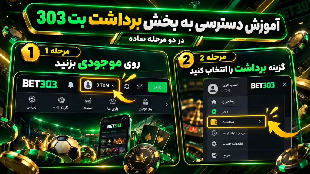 شرایط برداشت وجه در BET303
